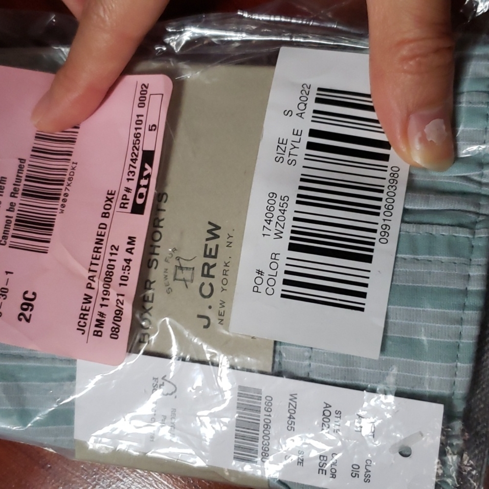 Nwt! Jcrew Patterned Boxers - Picture 3 of 4